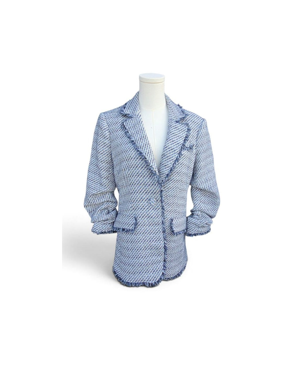 cinq à sept tous les jours Tweed Fringe Blazer