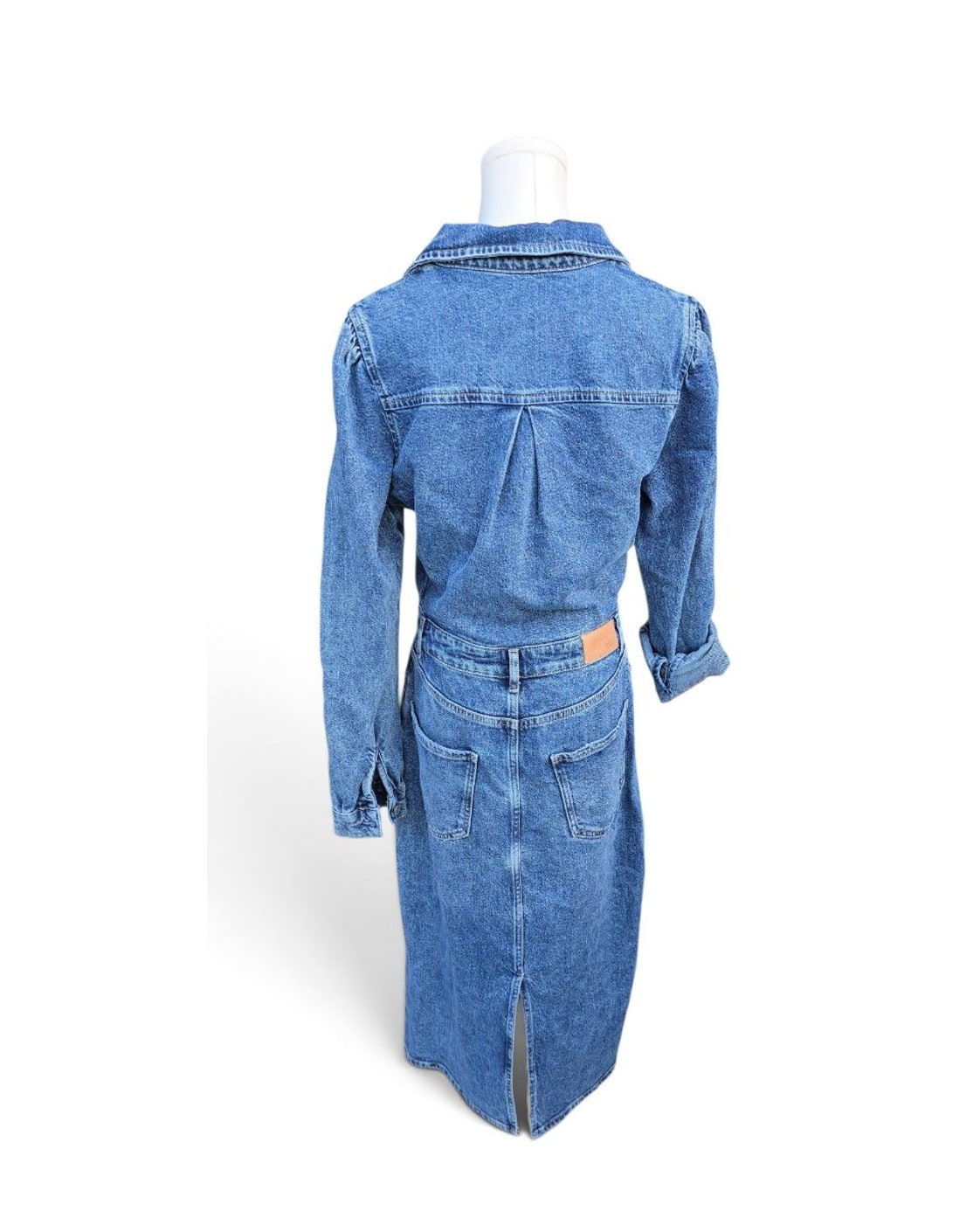 RAILS Beverly Denim Midi Shirt Dress