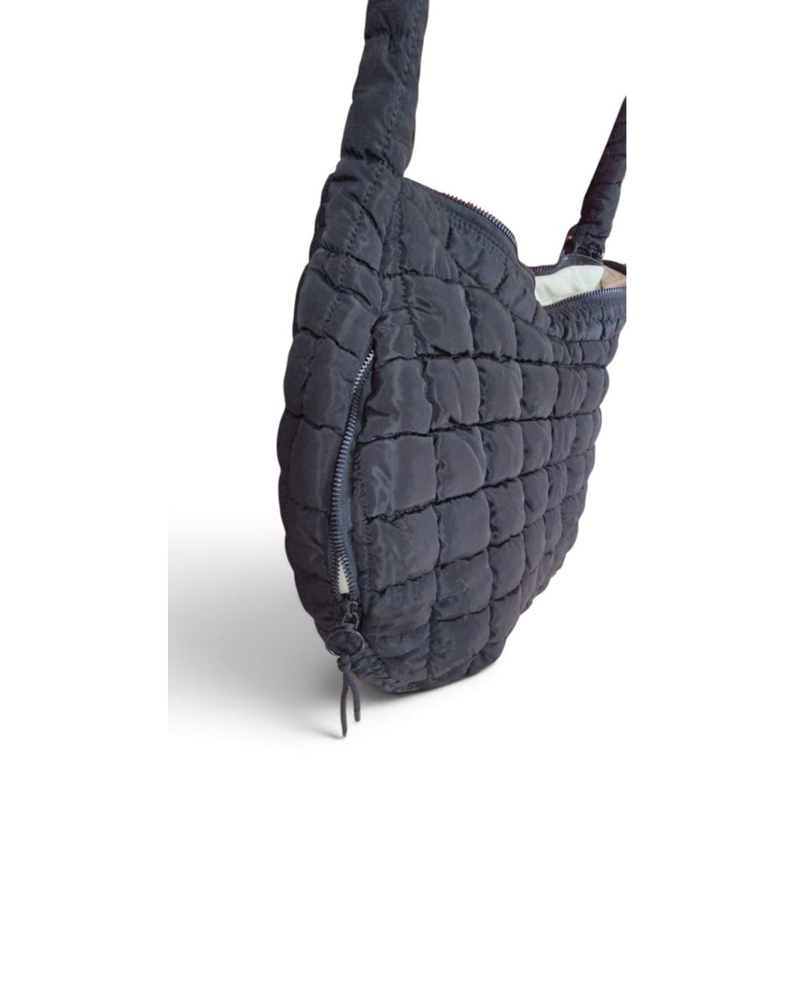 Quilted Crescent Shoulder Bag