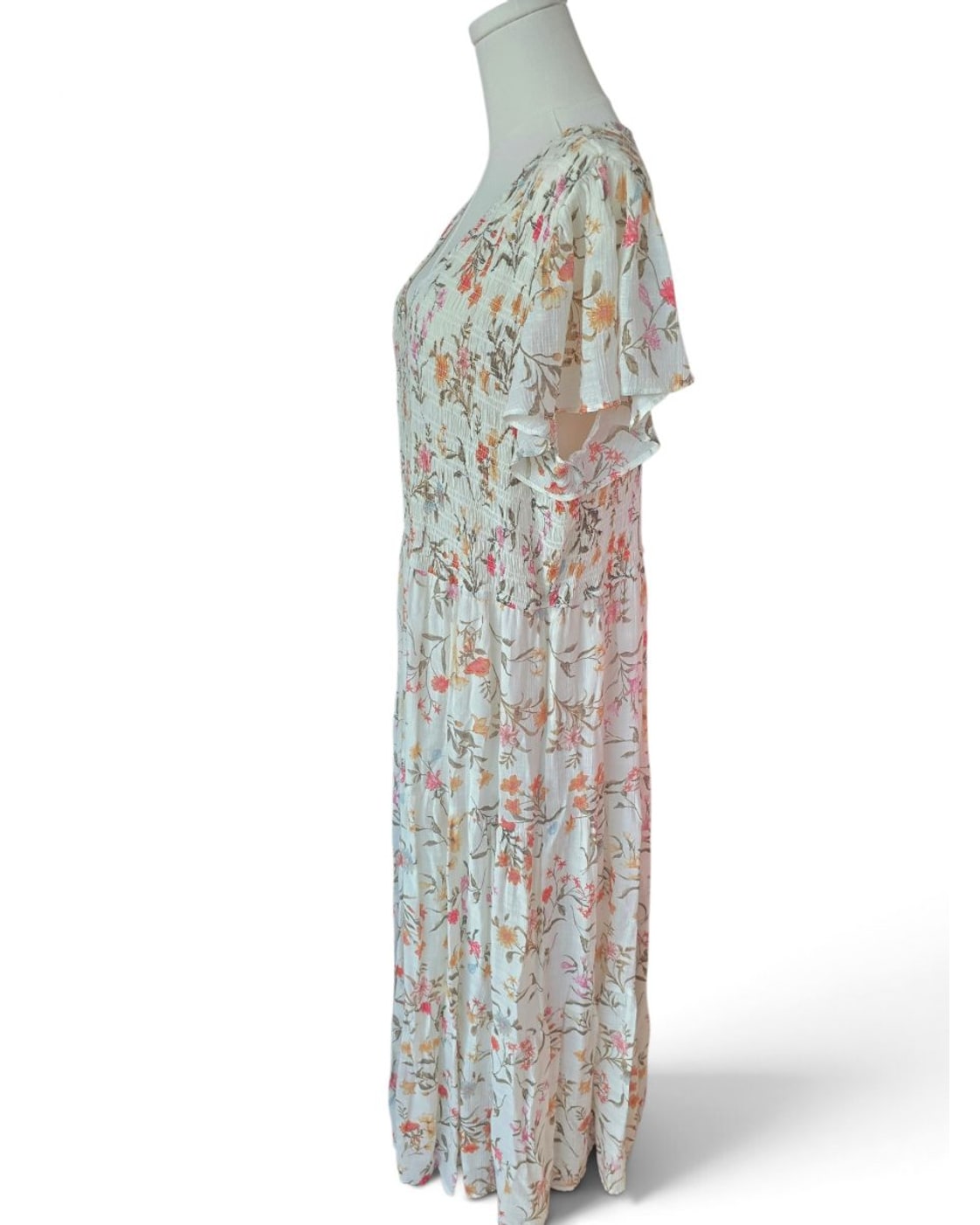 Perch by blu pepper Floral Smocked Maxi Dress