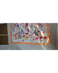 Floral Border Scarf