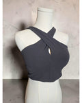 Lululemon Crossover Halter Keyhole Sports Bra