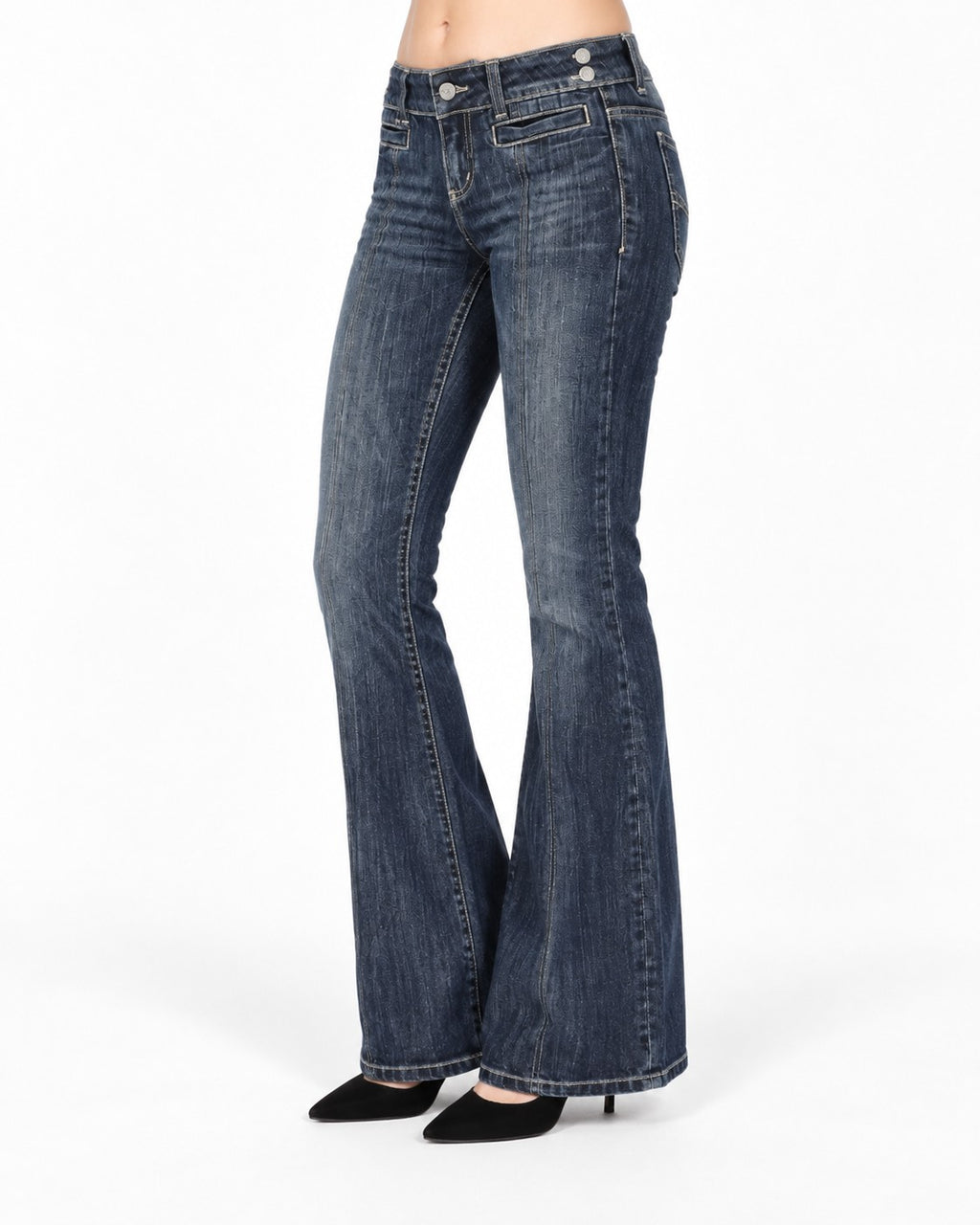 Miss Me "Reminisce" Wide Leg / Flare Jean