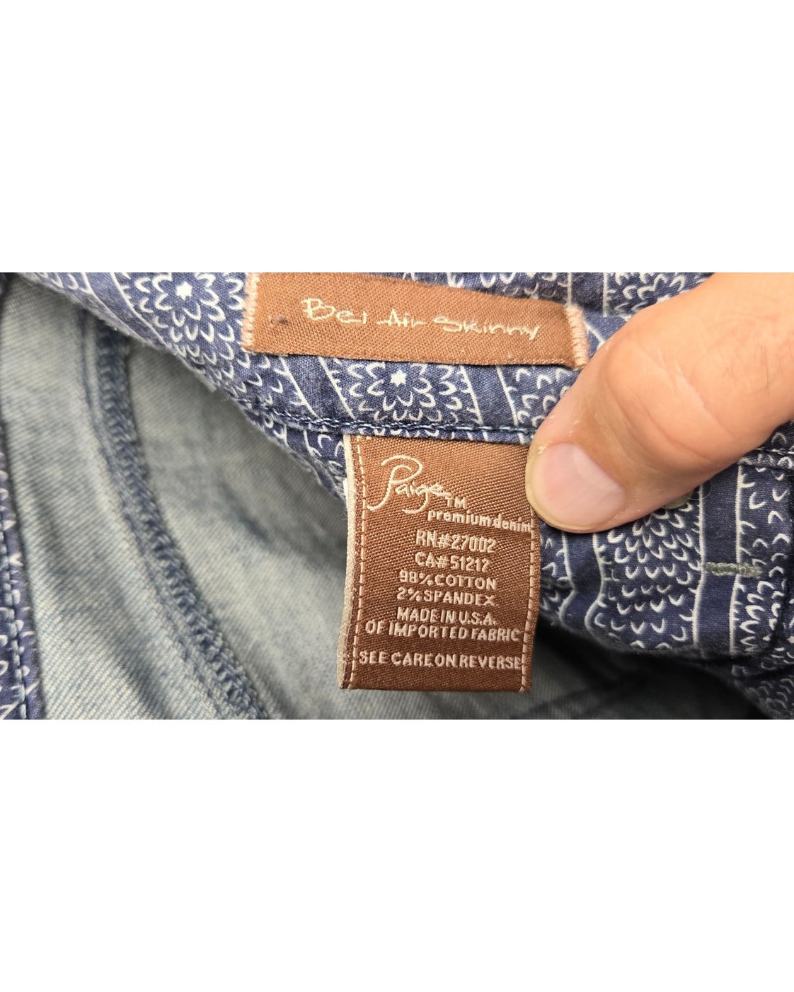 Paige Bel Air Skinny Jeans