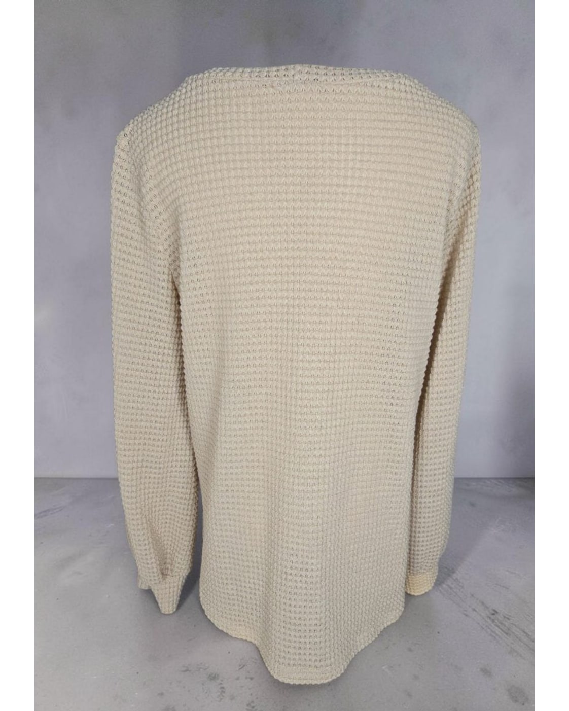 les amis Waffle-Knit Tunic Sweater