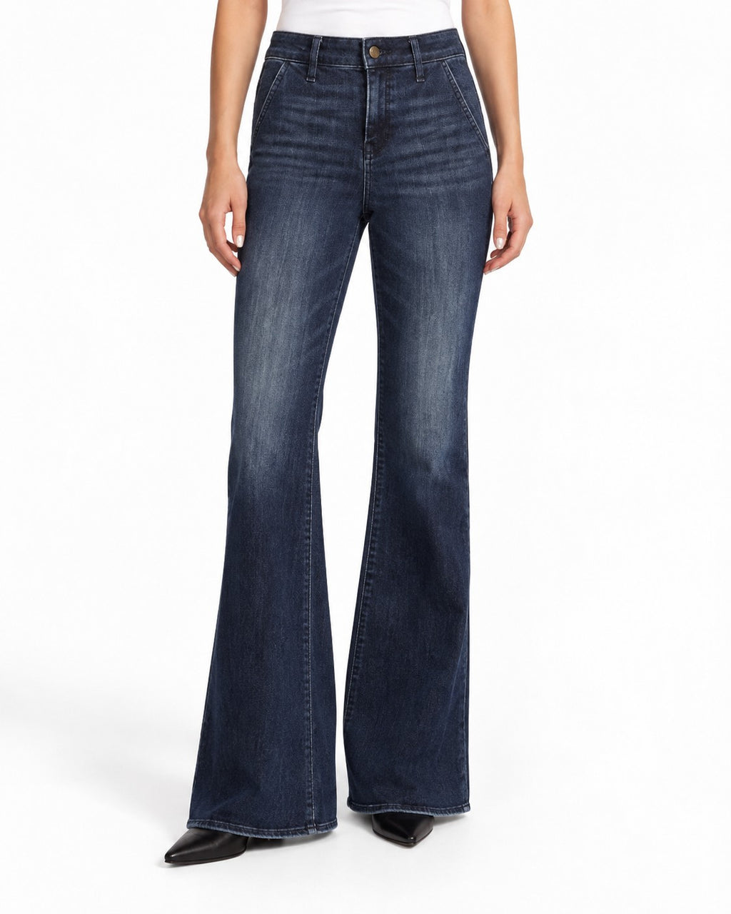 Express High Waisted '70s Flare Jeans