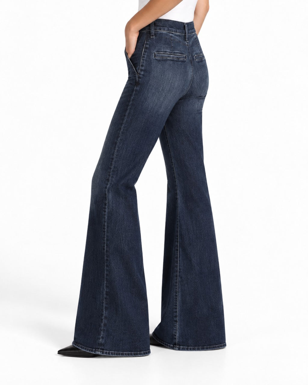 Express High Waisted '70s Flare Jeans