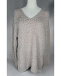 TRIBAL Textured V-Neck Tunic Sweater