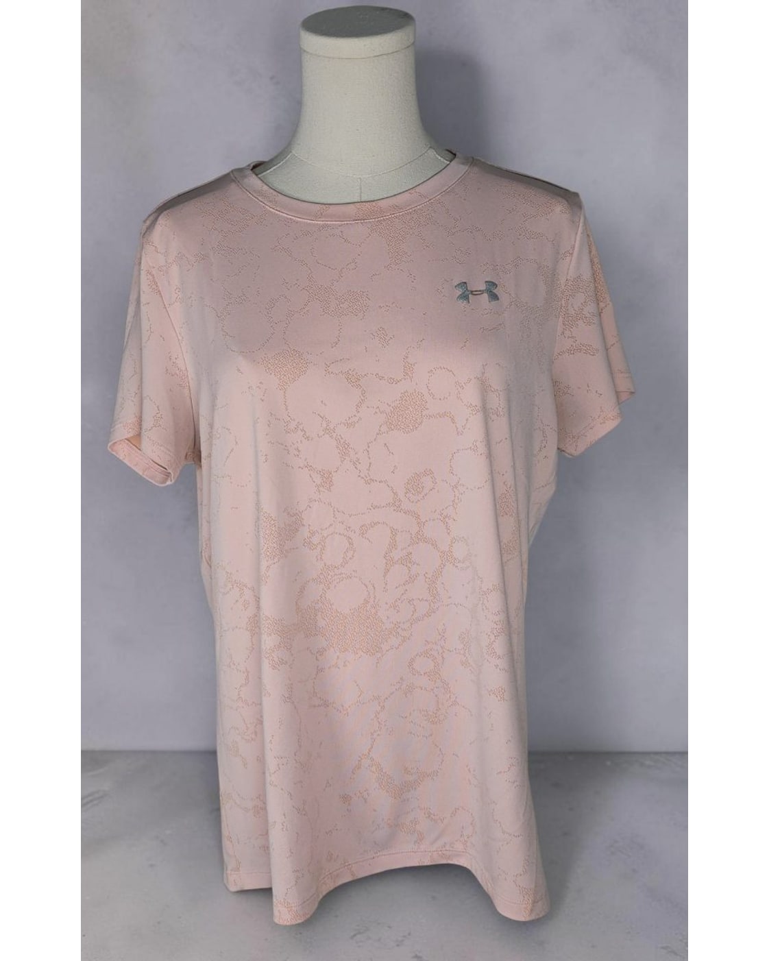 Under Armour Floral Print Short Sleeve Training Top
