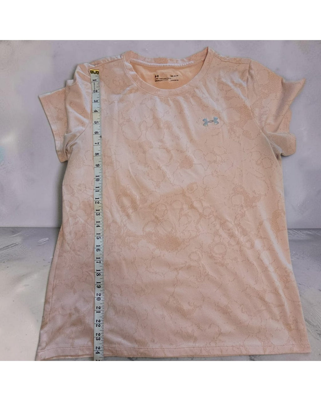 Under Armour Floral Print Short Sleeve Training Top