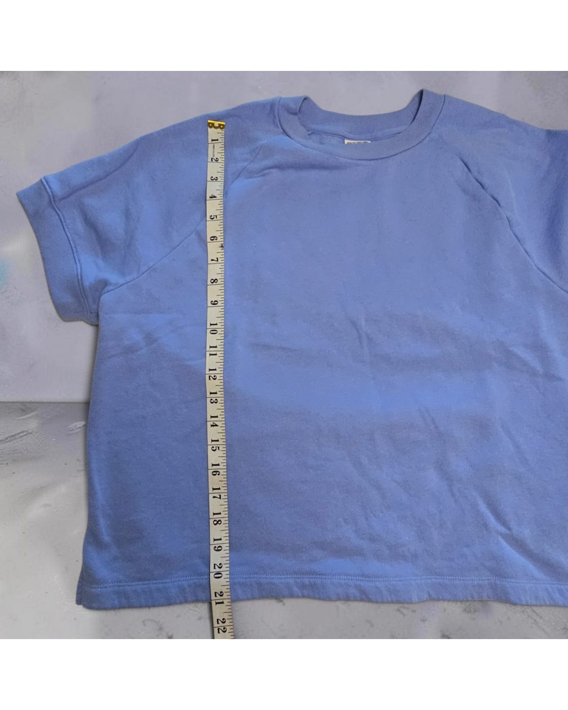 PINK VICTORIA'S SECRET Cropped Raglan Short Sleeve Sweatshirt