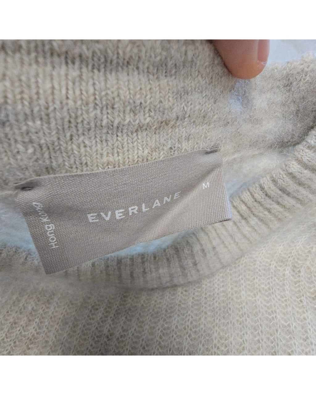 EVERLANE Fuzzy Crewneck Sweater