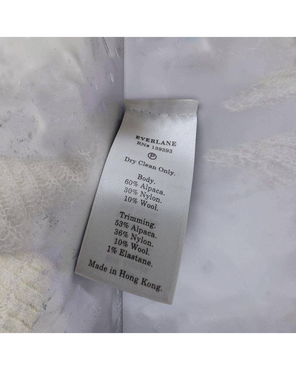 EVERLANE Fuzzy Crewneck Sweater