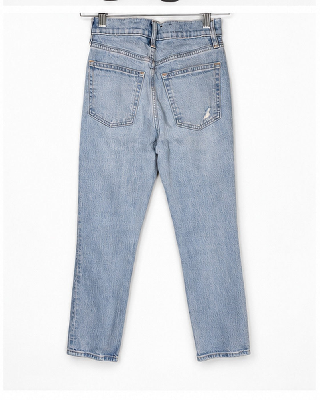 High Rise Cheeky Straight Jeans