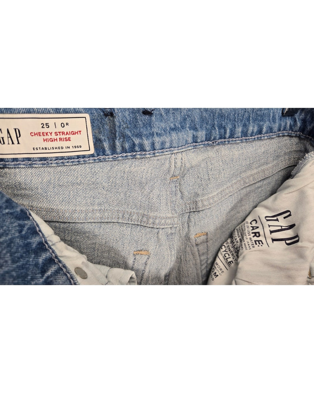 High Rise Cheeky Straight Jeans