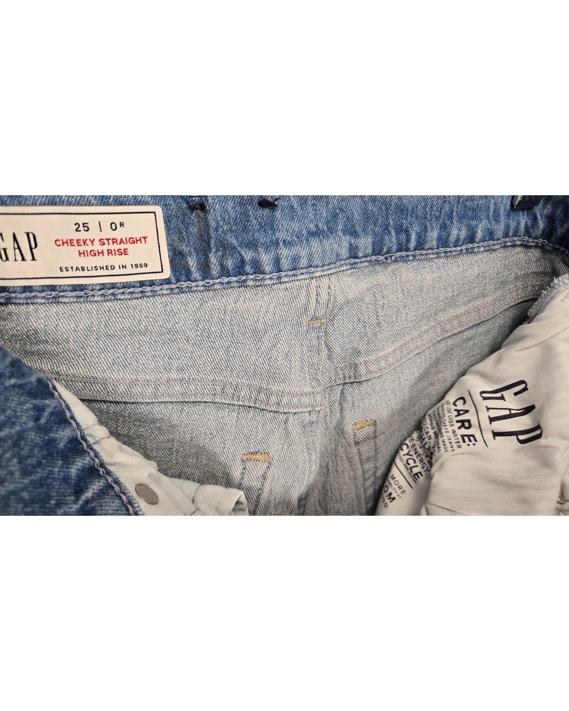 High Rise Cheeky Straight Jeans