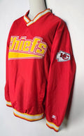 STARTER Kansas City Chiefs V-Neck Pullover Windbreaker