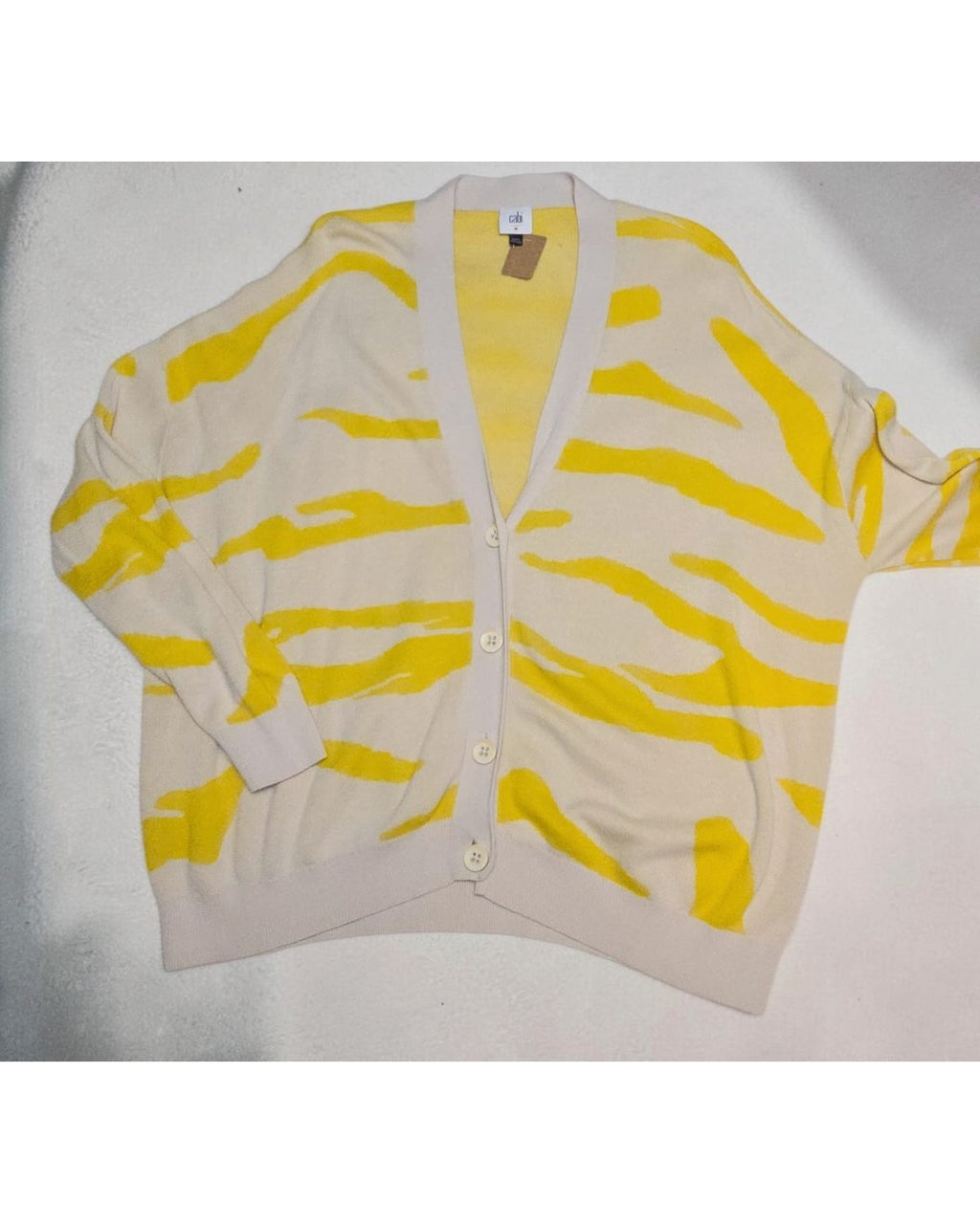 cabi Tiger Stripe Roar Cardigan - NWT