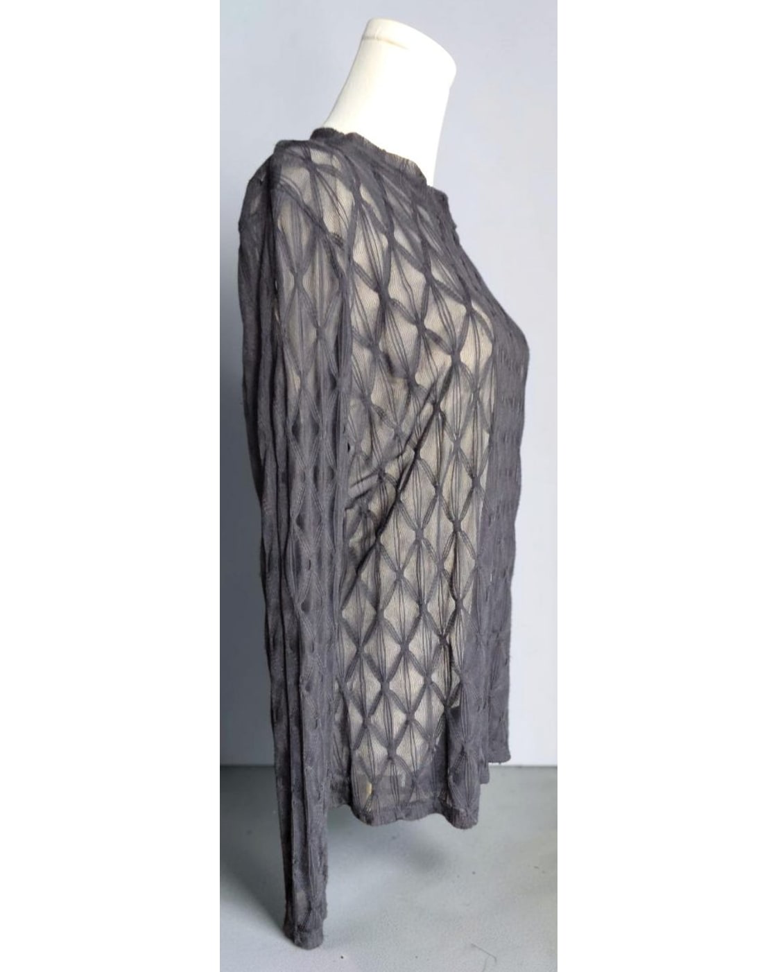 maurices Geometric Sheer Knit Top