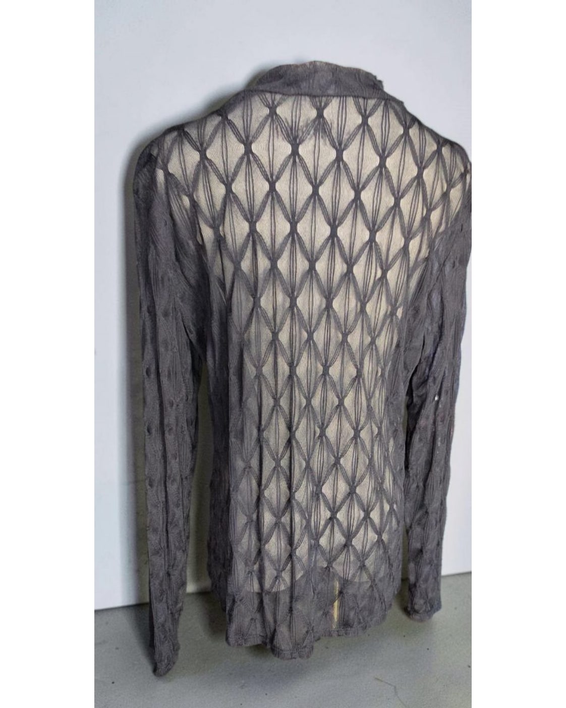 maurices Geometric Sheer Knit Top