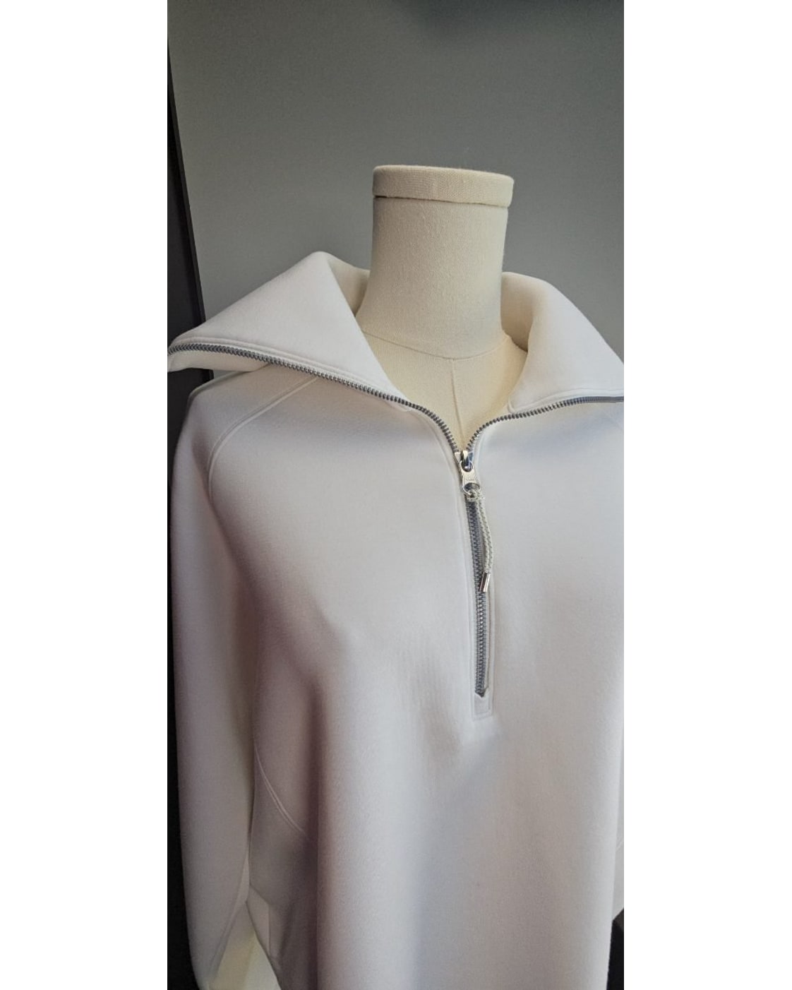 Quarter-Zip Raglan Sweatshirt