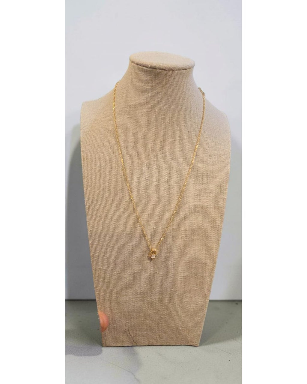 Crystal Drop Pendant Necklace