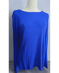 myellement BOUTIQUE Boat Neck Long Sleeve T-Shirt