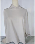 Avia Rib Velour Cropped Hoodie