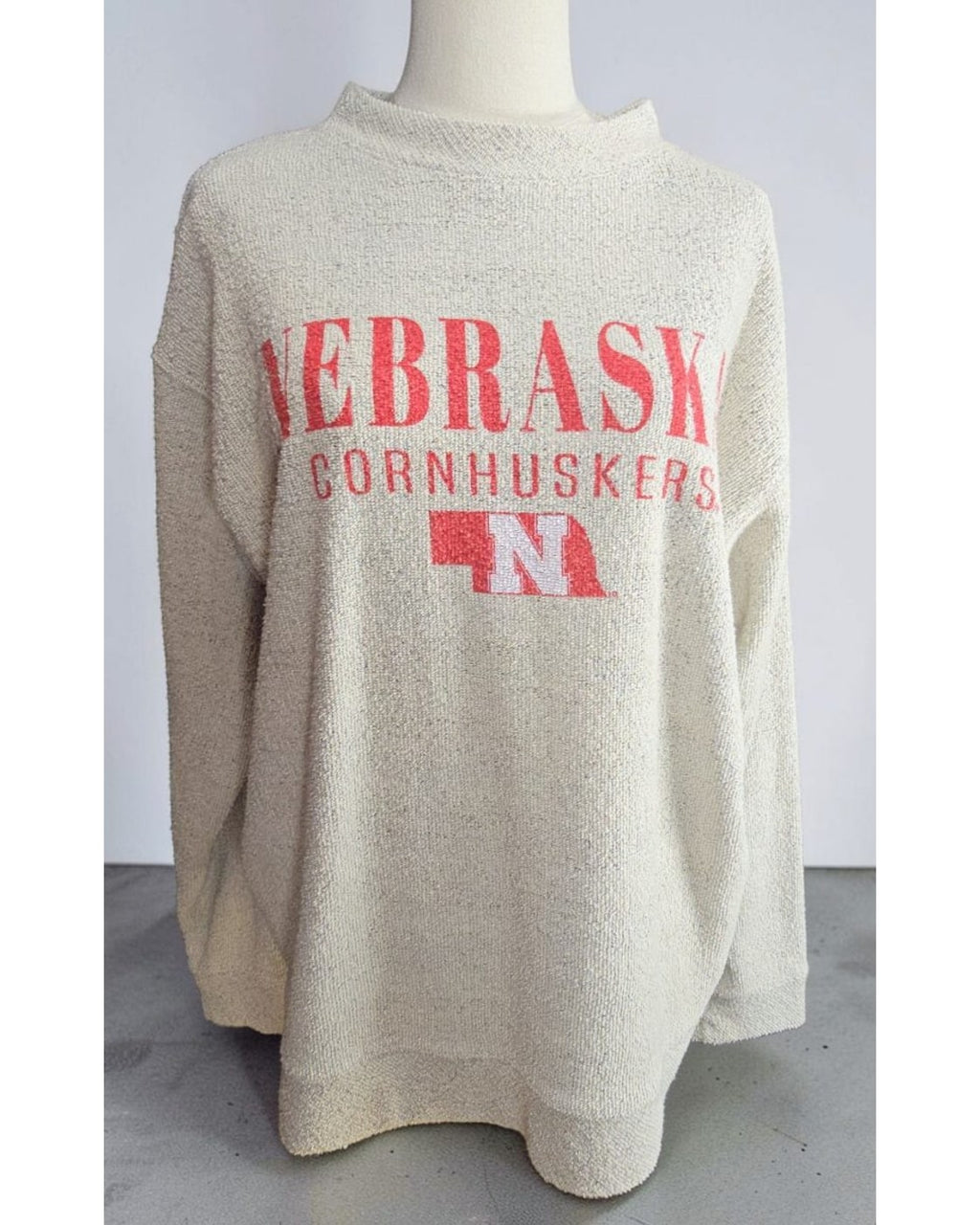 bottom drawers Nebraska Cornhuskers Textured Knit Top