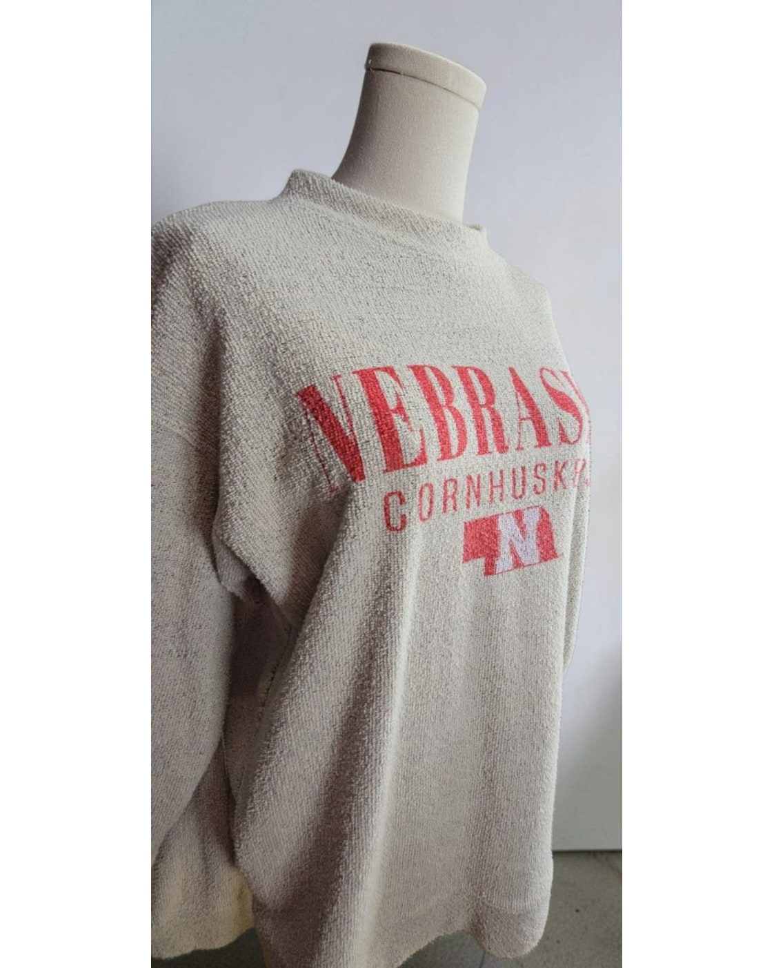 bottom drawers Nebraska Cornhuskers Textured Knit Top