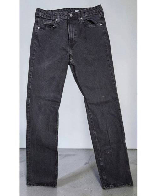 Blue &Denim Distressed High-Waist Slim Straight Jeans 31" Inseam, size 10