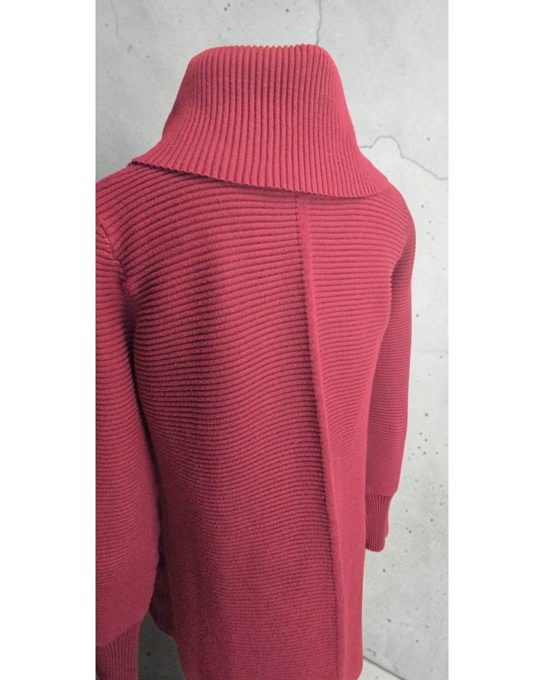 cyrus Ribbed Cowl-Neck Tunic Sweater