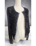 LOFT Rosette Appliqué Cardigan