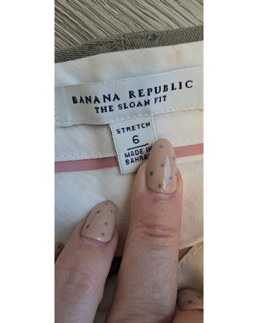 BANANA REPUBLIC Sloan Fit Slim Ankle Trousers
