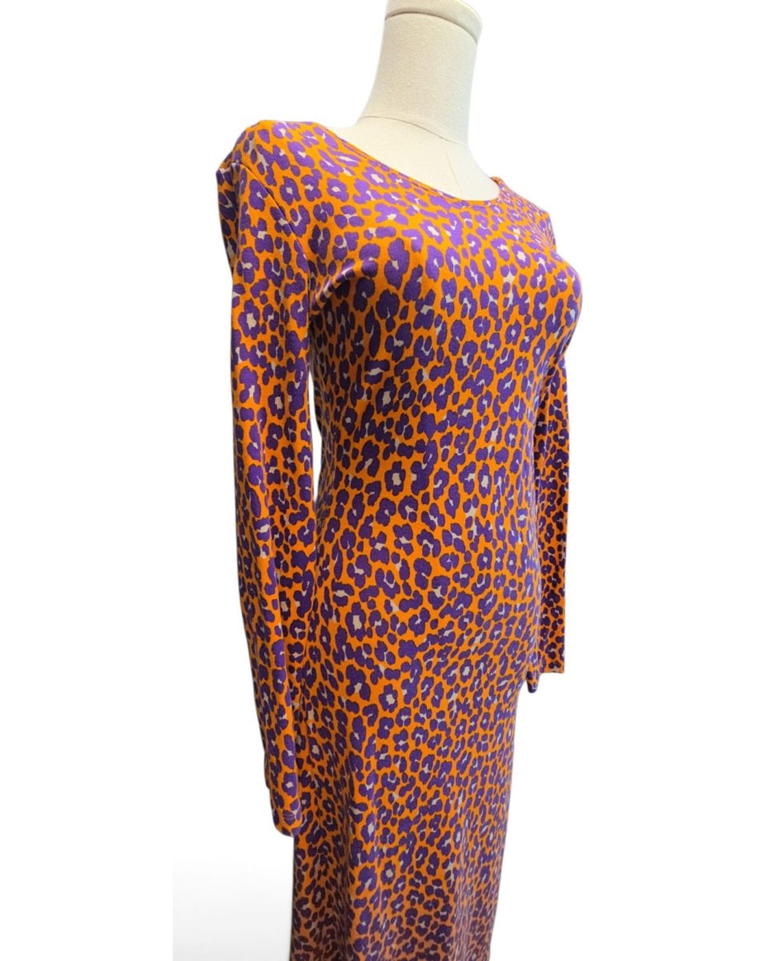 kettlewell Leopard Print Long-Sleeve Maxi Dress