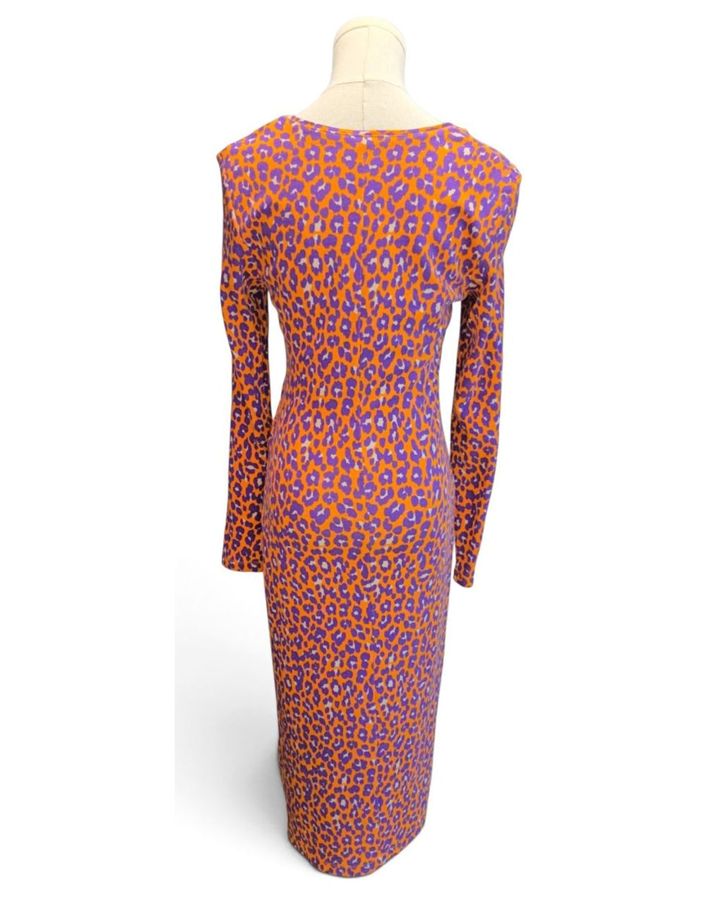 kettlewell Leopard Print Long-Sleeve Maxi Dress