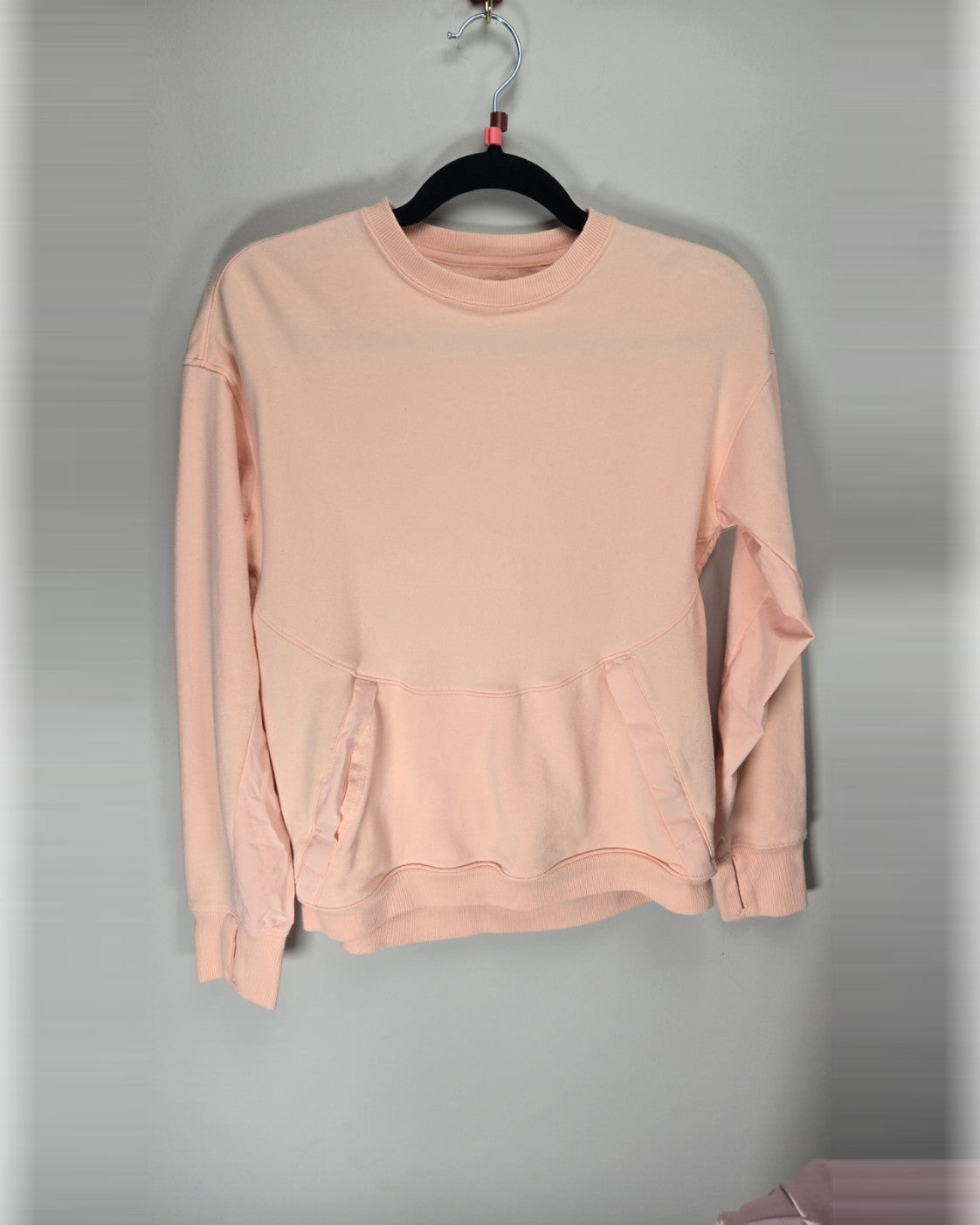 Orange All In Motion Crewneck Sweatshirt, size XS