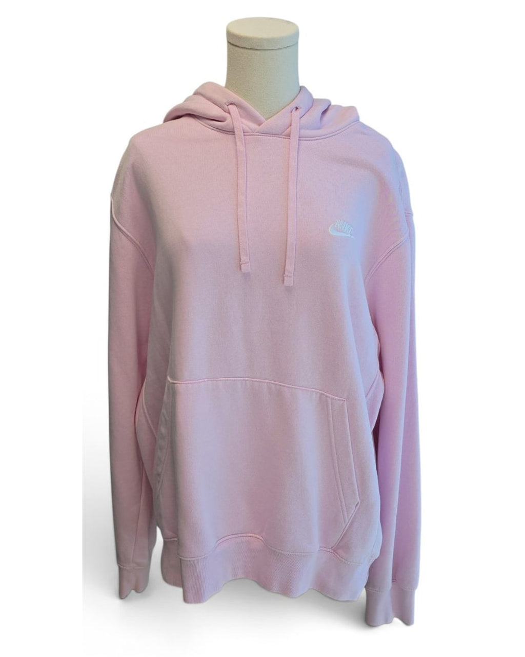 NIKE Embroidered Swoosh Fleece Hoodie