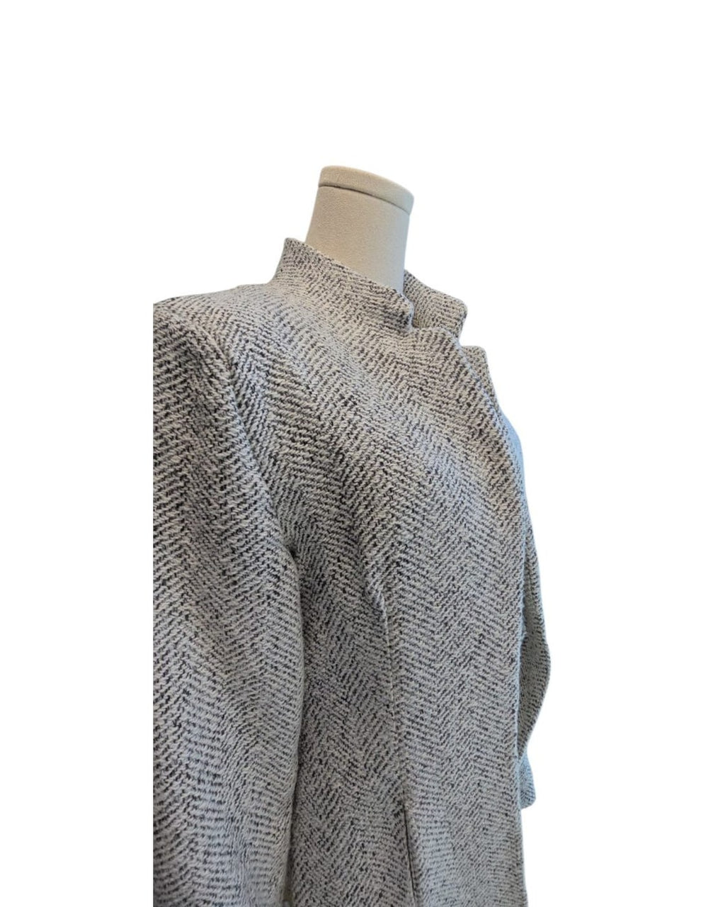 Textured Open-Front Cardigan