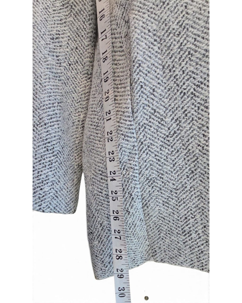 Textured Open-Front Cardigan