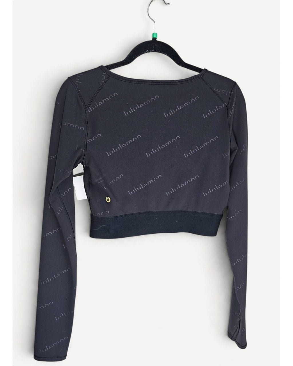 lululemon Tonal Logo Cropped Long-Sleeve Training Top