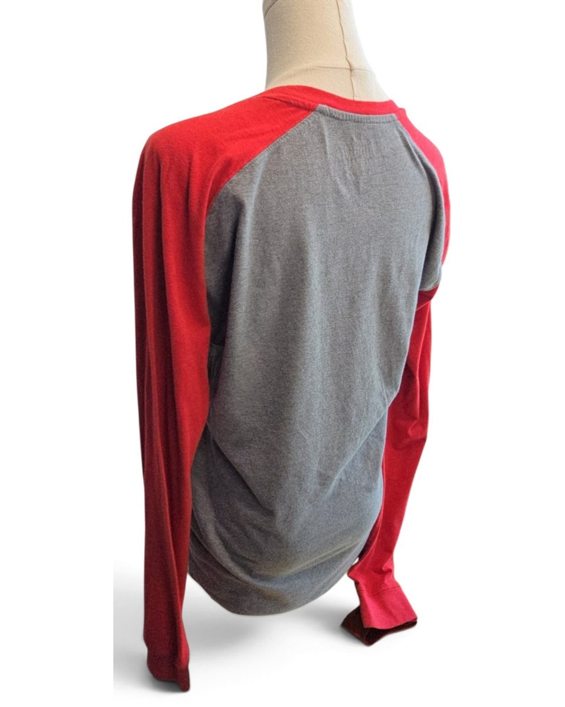 Red RIVALRY THREADS Nebraska Huskers Raglan Graphic T-Shirt, size M 38/40 – photo 3