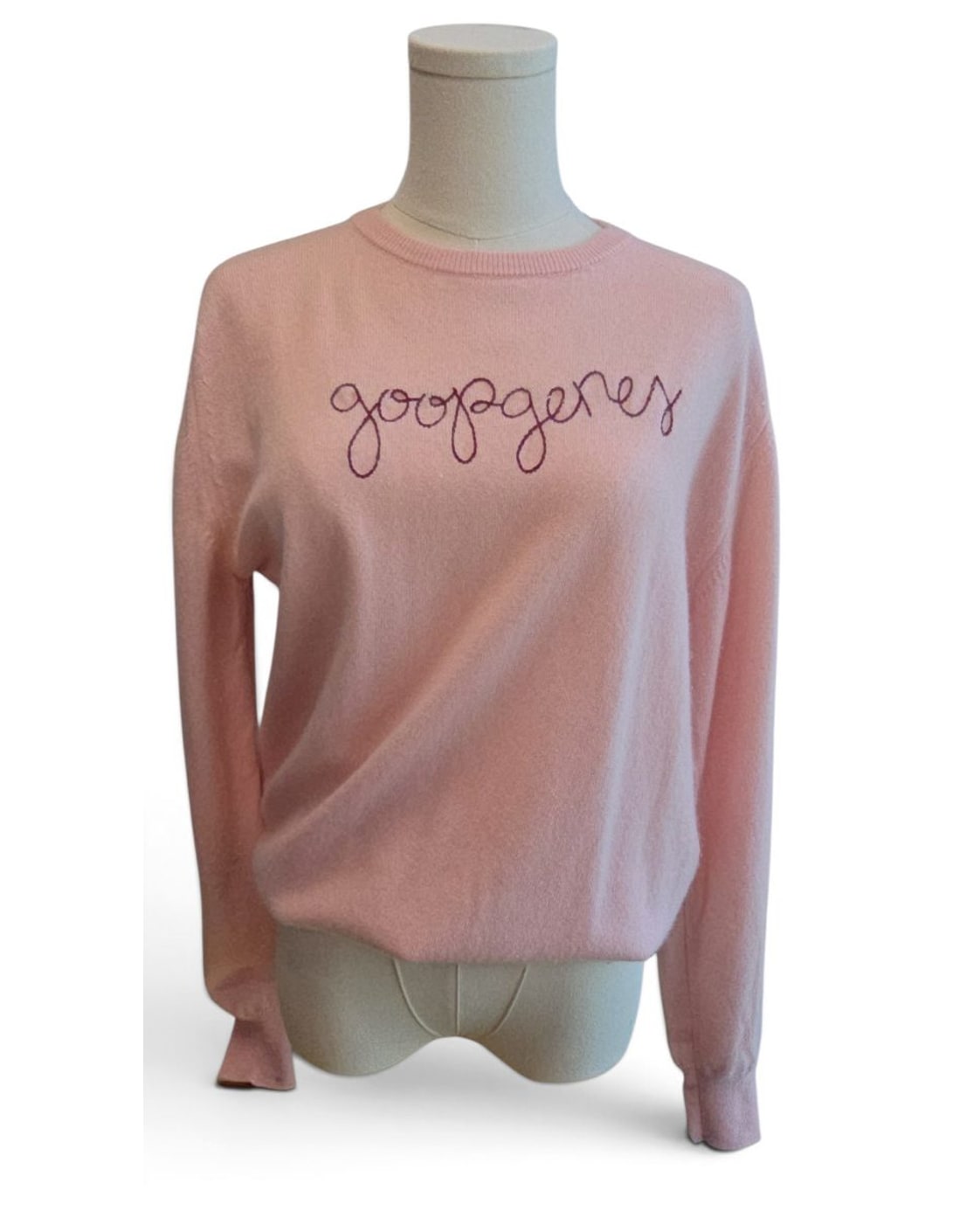 LINGUA FRANCA Go Go Getters Embroidered Sweater