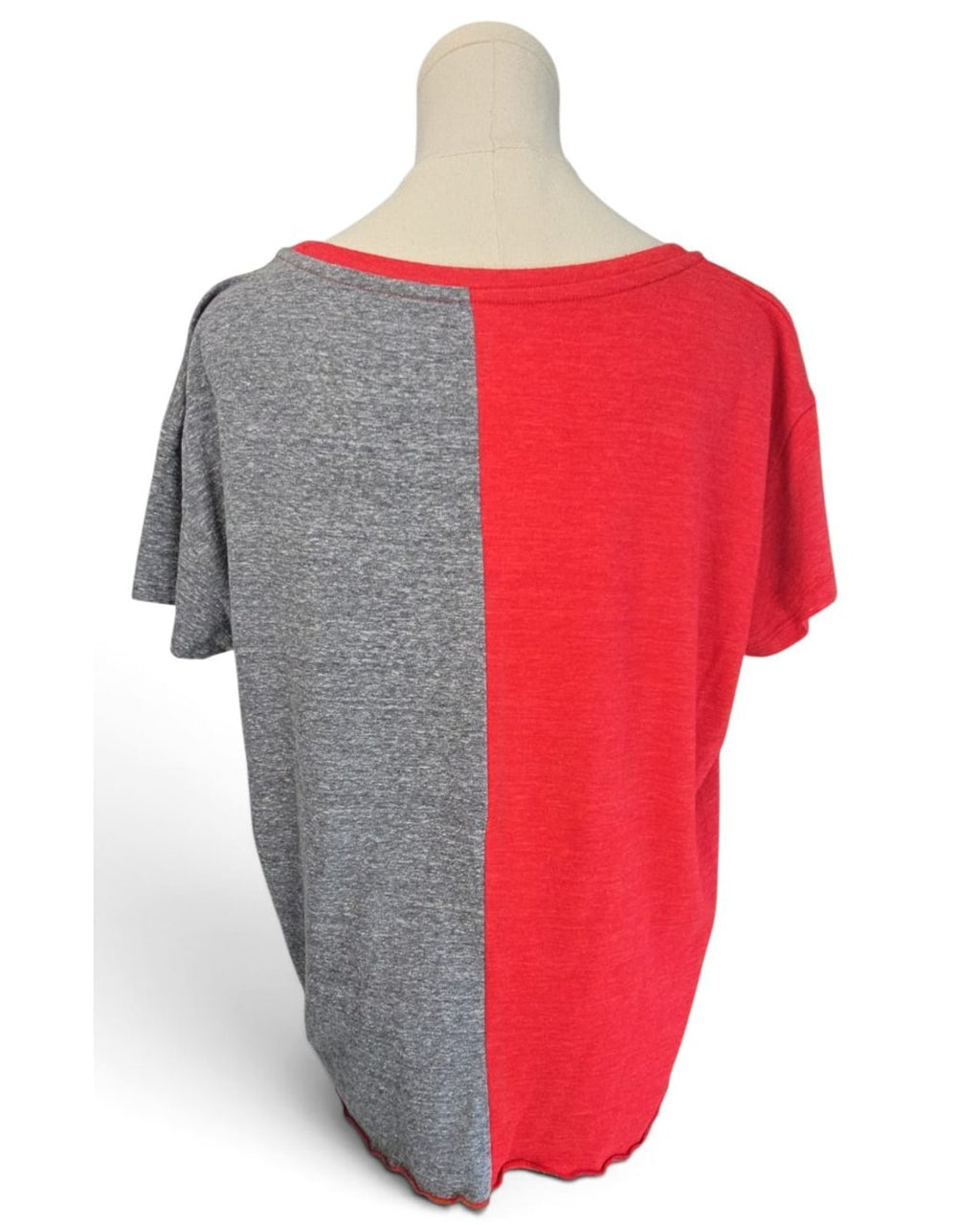 Blue 84 Nebraska Colorblock Tie-Front T-Shirt