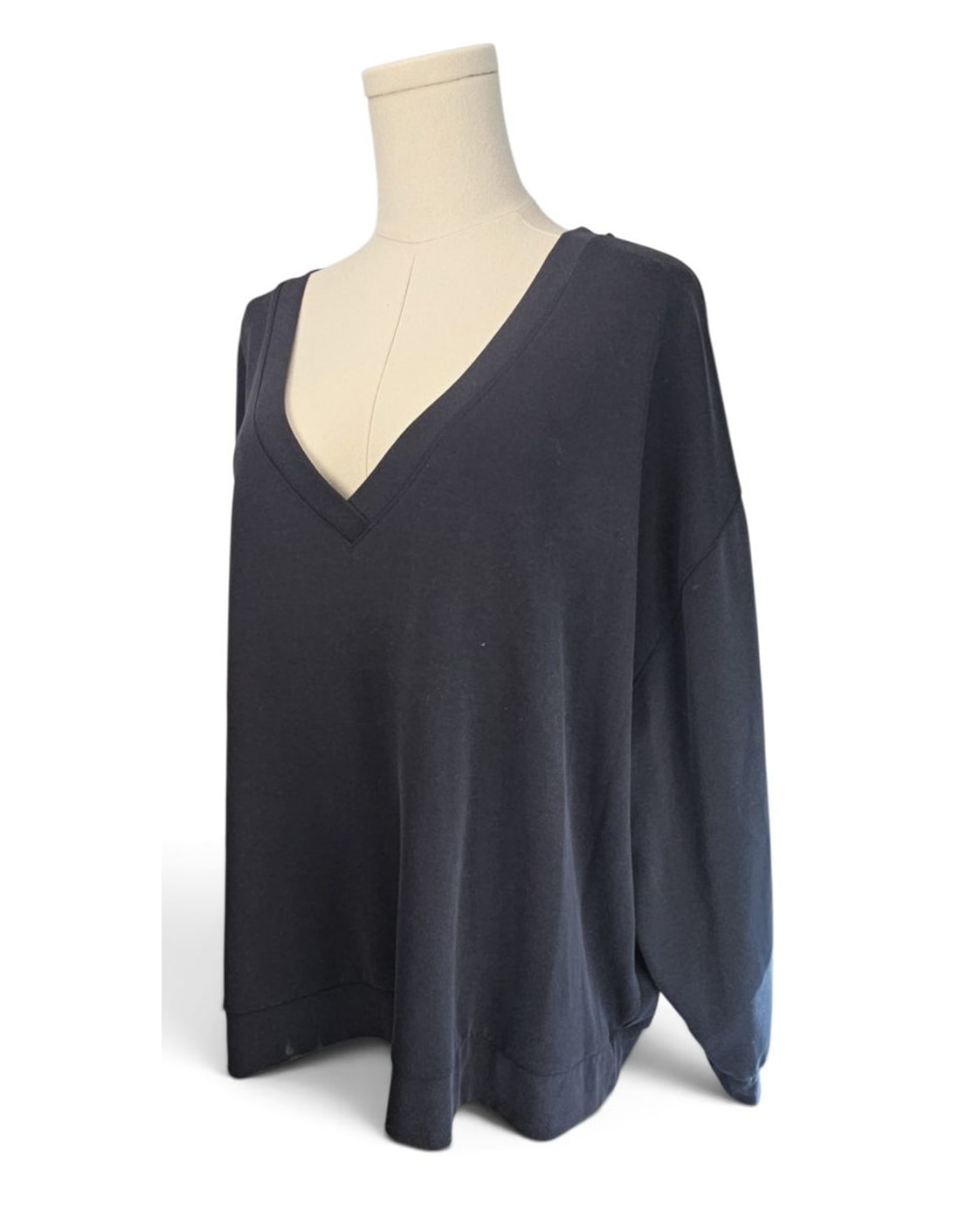 Athleta Relaxed V-Neck Knit Top