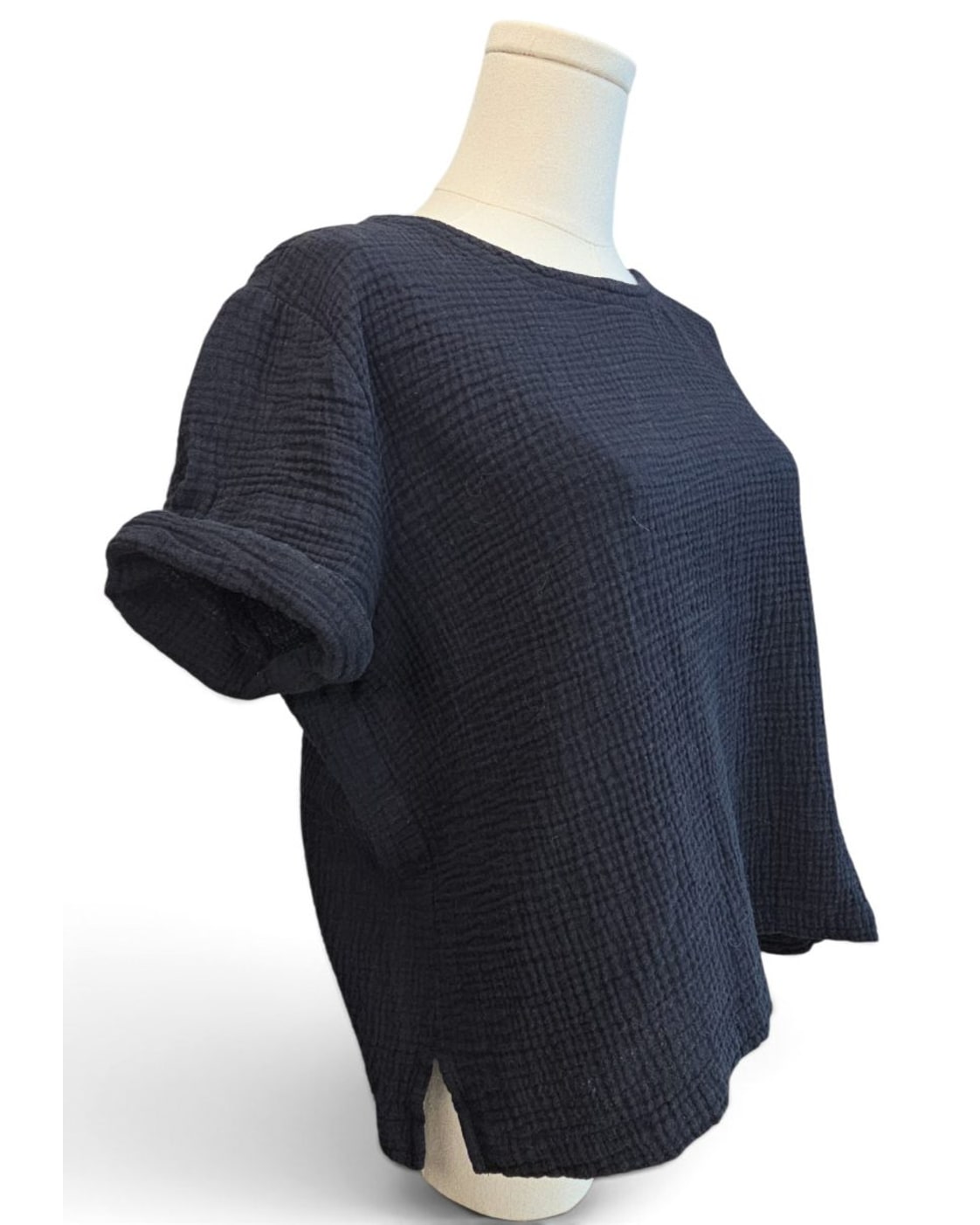magaschoni Textured Organic Cotton Blouse