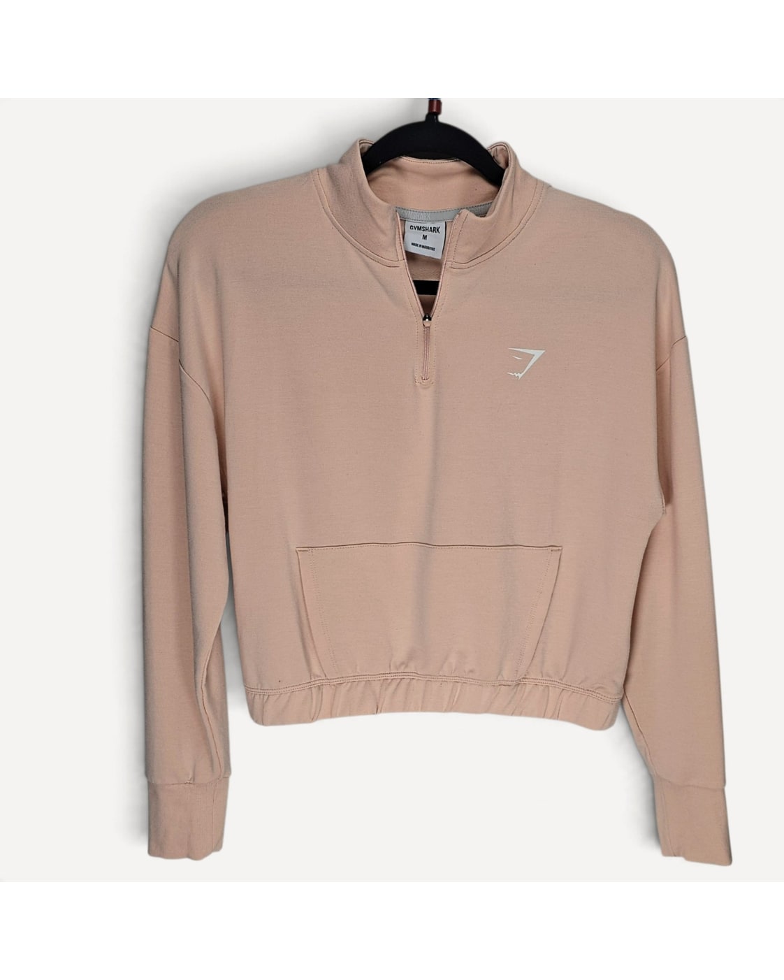 GYMSHARK Cropped Training Pippa Quarter-Zip Pullover