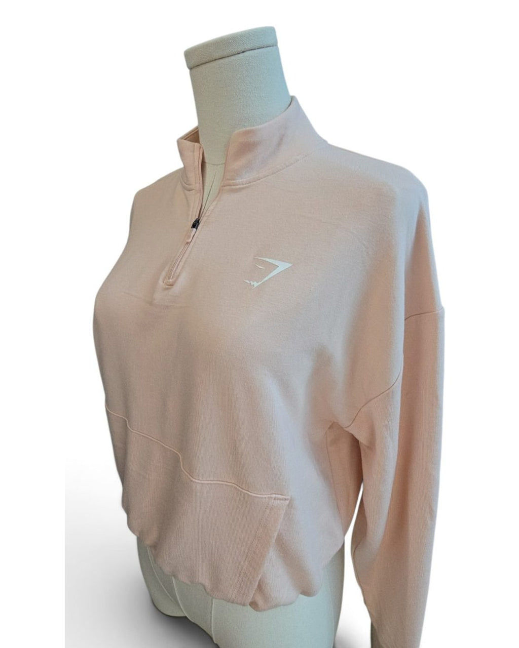 GYMSHARK Cropped Training Pippa Quarter-Zip Pullover