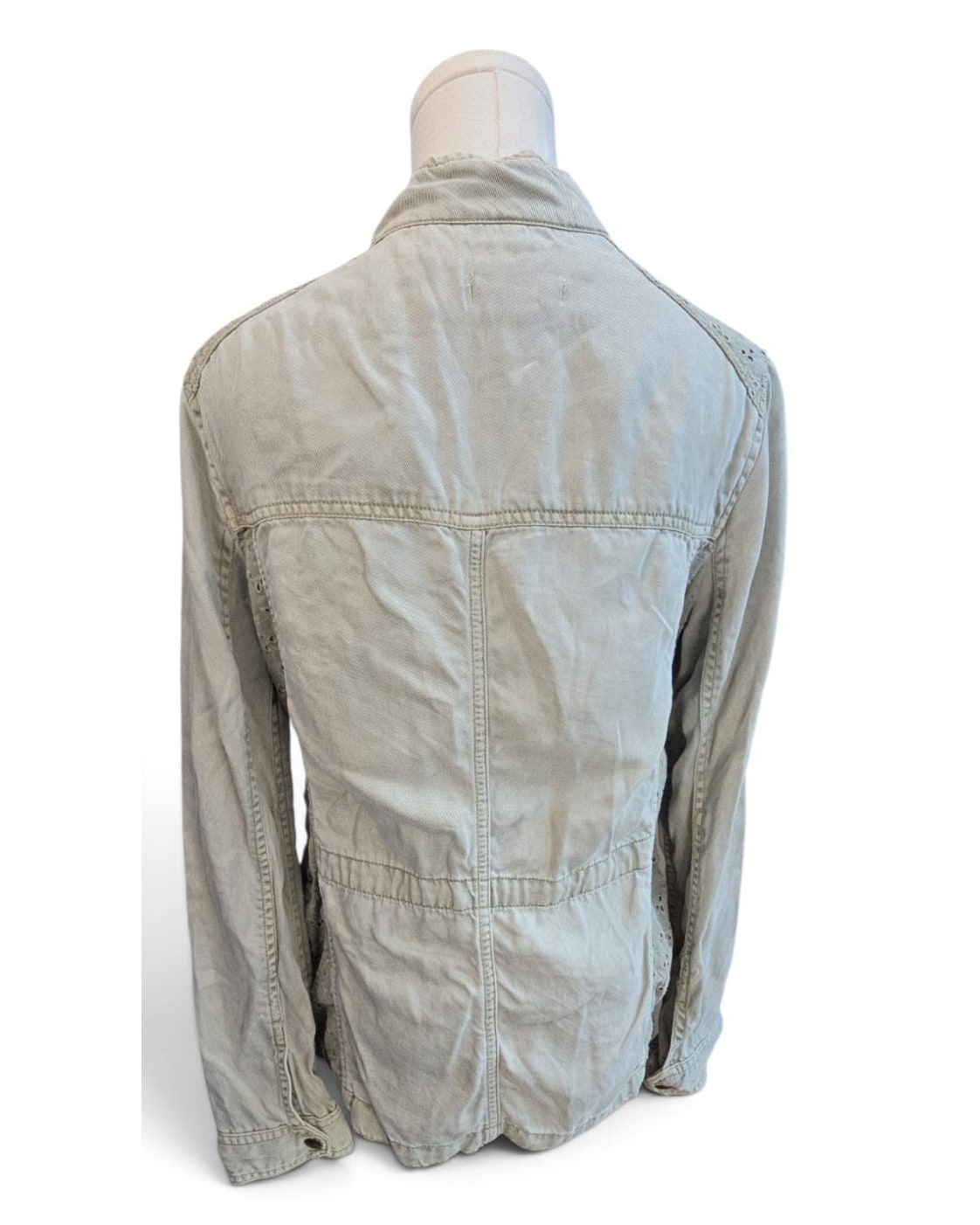 MAX JEANS Eyelet Utility Jacket