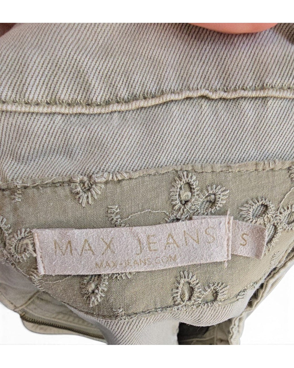 MAX JEANS Eyelet Utility Jacket
